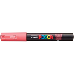 Uni POSCA marqueur peinture PC-1MC, 0,7 - 1 mm, rouge corail
