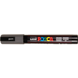 Uni POSCA marqueur peinture PC-5M, 1,8 - 2,5 mm, gris profond