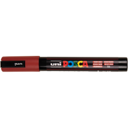 Uni POSCA marqueur peinture PC-5M, 1,8 - 2,5 mm, rouge rubis