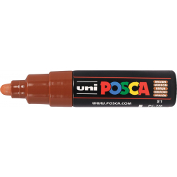 Uni POSCA marqueur peinture PC-7M, 4,5 - 5,5 mm, marron