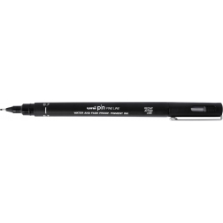 Uni Pin fineliner, pointe ronde, 0,7 mm, noir