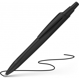 Schneider stylo bille Reco, pointe moyenne, encre noir, noir