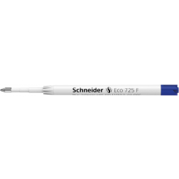 Schneider recharge stylo bille Eco 725, pointe fin, bleu