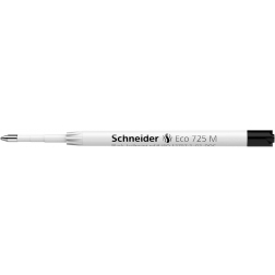 Schneider recharge stylo bille Eco 725, pointe moyenne, noir