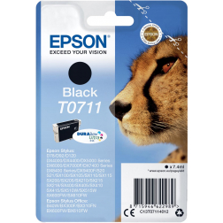 Epson cartouche d'encre T0711, 245 pages, OEM C13T07114012, noir