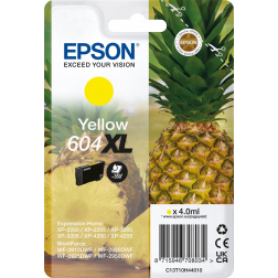 Epson cartouche d'encre 604 XL, 350 pages, OEM C13T10H44010, jaune