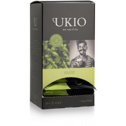 UKIO infusion Menthe, emballé individuellement, paquet de 20 pièces