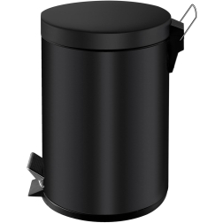 V-part poubelle à pédale 3 l, noir