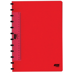 Adoc Classic cahier, ft A4, 144 pages, quadrillé commercial, couleurs assorties