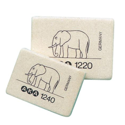 Aka gomme Eléphant format large, boîte de 20 pièces
