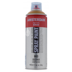 Amsterdam spray de peinture acrylique 400 ml, or foncé