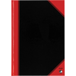 Bantex carnet de notes, ft A4, 192 pages, ligné, rouge et noir