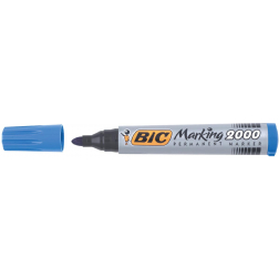 Bic marqueur permanent 2000-2300 bleu, pointe ogive, largeur de trait: 1,7 mm