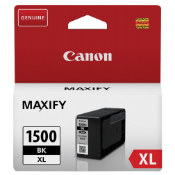 Canon cartouche d'encre PGI-1500XL, 1.200 pages, OEM 9182B001, noir