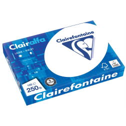 Clairefontaine Clairalfa papier de présentation, A4, 250 g, paquet de 125 feuilles