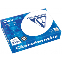 Clairefontaine Clairalfa papier de présentation, A4, 210 g, paquet de 250 feuilles