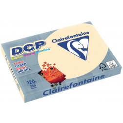 Clairefontaine DCP papier de présentation A4, 120 g, ivoire, paquet de 250 feuilles
