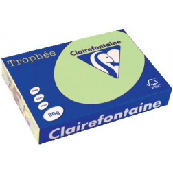 Clairefontaine Trophée papier couleur, A4, 80 g, 500 feuilles, vert