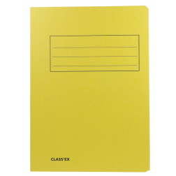 Class'ex chemise de classement, jaune, ft 23,7 x 34,7 cm (pour ft folio)
