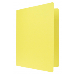 Chemise de classement jaune, ft 24 x 32 cm (pour ft A4)