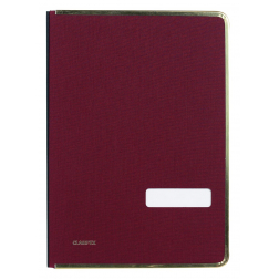 Class'ex signataire rouge, avec bord de protection métallique