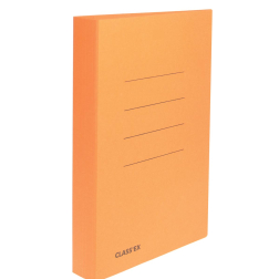 Class'ex chemise à glissière orange, ft 18,2 x 23 cm (pour ft cahier)