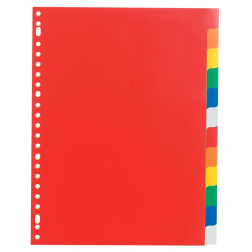 Class'ex intercalaires perforation 23 trous, 12 onglets