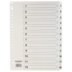 Class'ex Intercalaires jeu 1-12