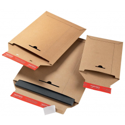 Colompac enveloppe d'expédition CP014, ft 23,5 x 31 x 3 cm, brun