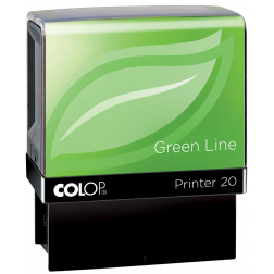 Colop cachet Green Line Printer Printer 20, 4 lignes max., pour les Pays-Bas, ft 14 x 38 mm