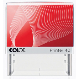 Colop cachet avec système voucher Printer Printer 40, 6 lignes max., ft 59 x 23 mm