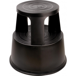 Desq tabouret, plastique ABS, noir
