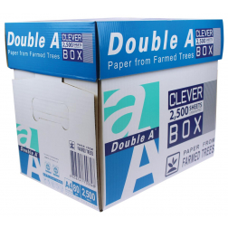 Double A Premium papier d'impression ft A4, 80 g, boîte de 2500 feuilles