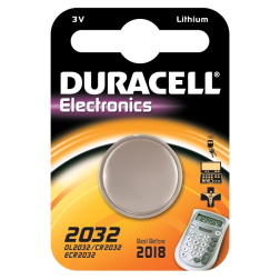 Duracell pile bouton Electronics CR2032, sous blister