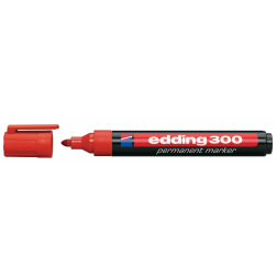 edding marqueur permanent 300 rouge