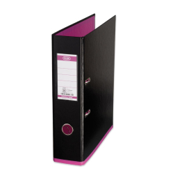 OXFORD MyColour classeur, format A4, en carton, dos de 8 cm, noir-rose