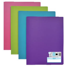 OXFORD Memphis protège documents 20 pochettes, couleurs assorties
