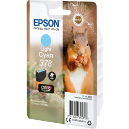 Epson cartouche d'encre 378, 360 pages, OEM C13T37854010, cyan clair