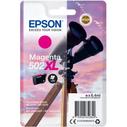 Epson cartouche d'encre 502XL, 470 pages, OEM C13T02W34010, magenta