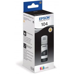 Epson bouteilles d'encre 104, 4.500 pages, OEM C13T00P140, noir