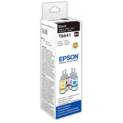 Epson bouteilles d'encre T664, 4.500 pages, OEM C13T664140, noir