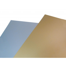Folia carton photo argent mat, paquet de 10 feuilles