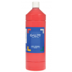 Gallery gouache flacon de 1.000 ml, rouge foncé