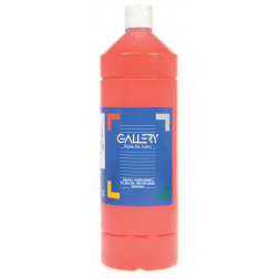 Gallery gouache flacon de 1.000 ml, rouge clair