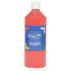 Gallery gouache flacon de 500 ml, rouge foncé