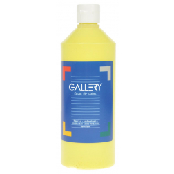 Gallery gouache flacon de 500 ml, jaune clair