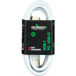 Greenmouse câble, USB-C/USB-C, 1 m, blanc