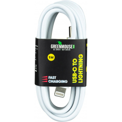 Greenmouse câble USB-C Lightning, USB-C/8 broches, 1 m, blanc