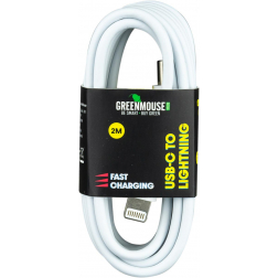 Greenmouse câble USB-C Lightning, USB-C/8 broches, 2 m, blanc