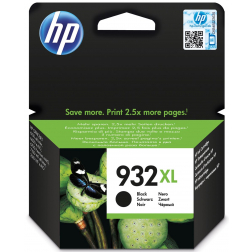 HP cartouche d'encre 932XL, 1.000 pages, OEM CN053AE, noir